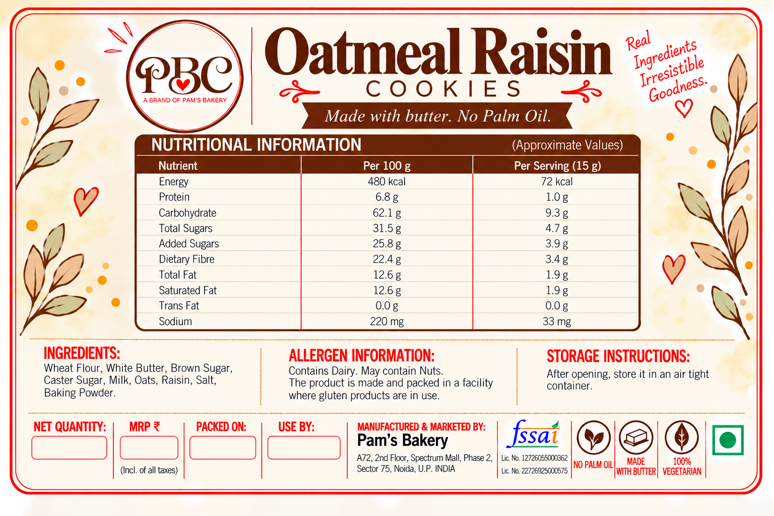 Oatmeal Raisin - Image 2