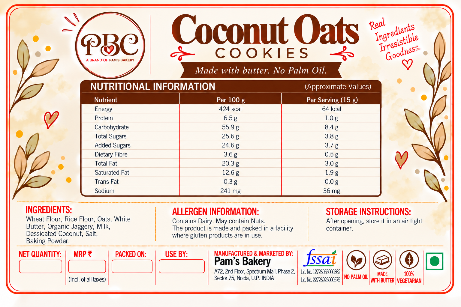Coconut Oats Cookies - Image 2